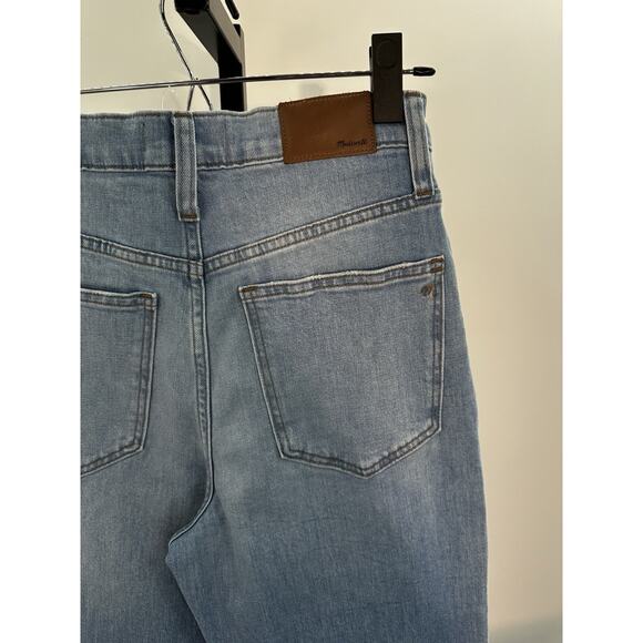 Madewell Slim Wide Leg Crop Jeans Women’s 26 Light Wash High Rise Denim - Picture 4 of 7
